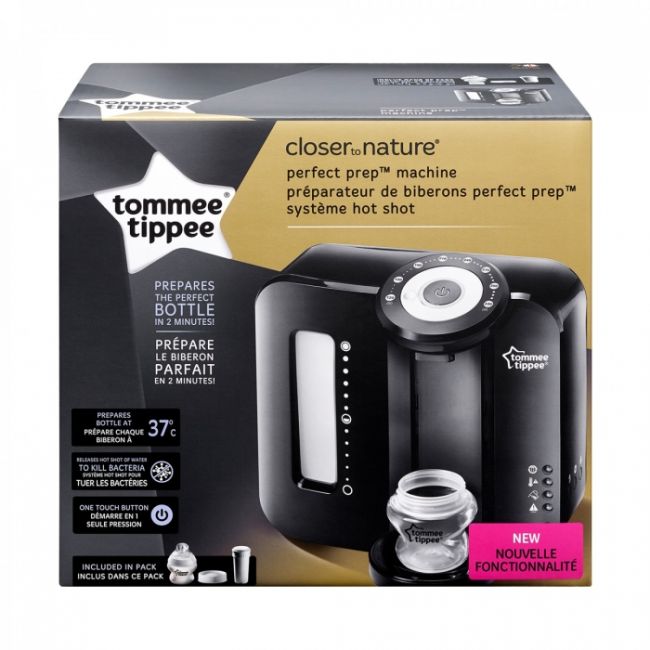 Aparat pentru preparat lapte praf Tommee Tippee - Perfect Prep, Culoare Neagra