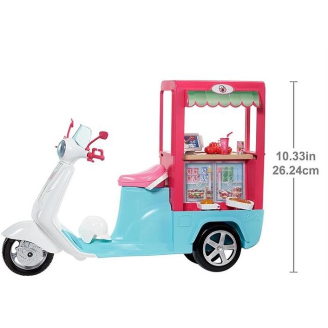 Jucarie Barbie Bistro Scooter Cart - VG53018