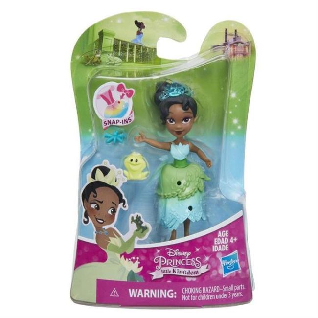Papusa Hasbro Disney Princess Small Doll Little Kingdom Snap-Ins Tiana - VG73633