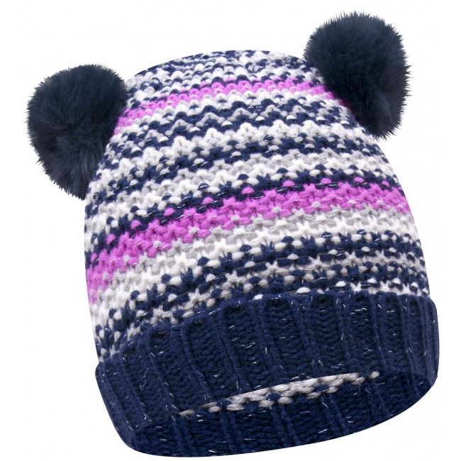 Caciula Pom Pom in degrade bleumarine CZ-282-1-c1