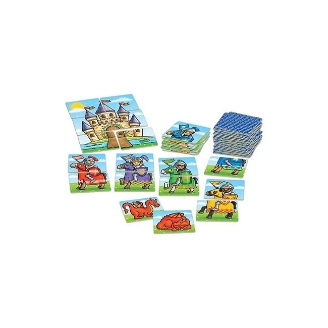 Joc educativ - puzzle Cavaleri si Dragoni KNIGHTS AND DRAGONS - OR096
