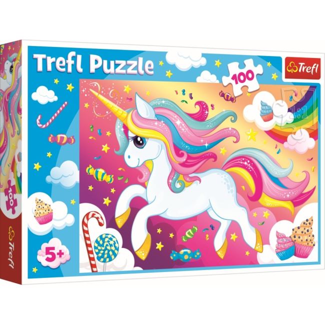PUZZLE TREFL 100 FRUMOSUL UNICORN VIV16386