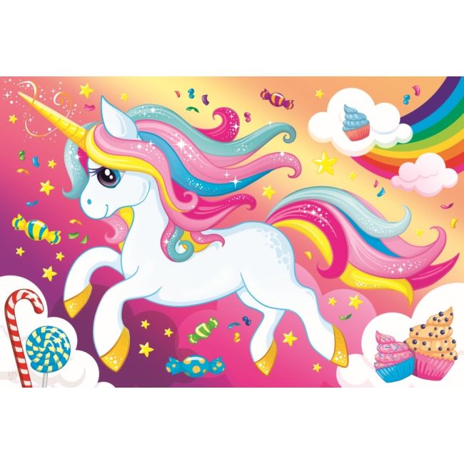 PUZZLE TREFL 100 FRUMOSUL UNICORN VIV16386