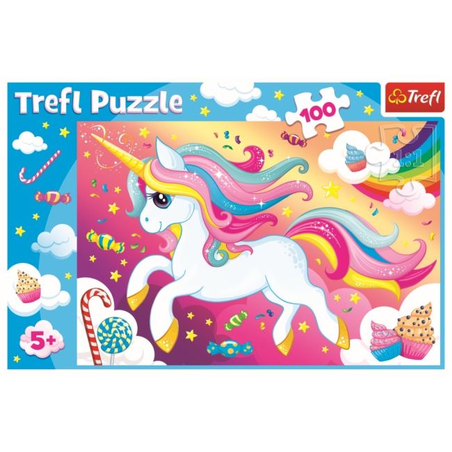 PUZZLE TREFL 100 FRUMOSUL UNICORN VIV16386