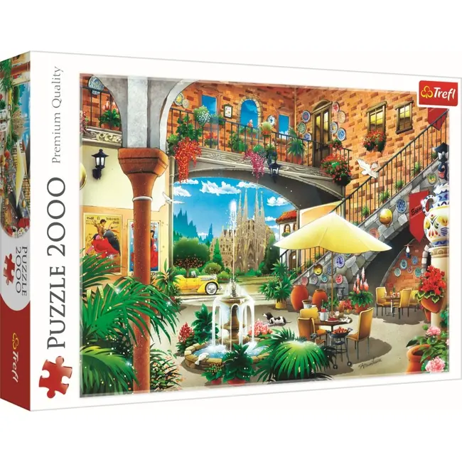 PUZZLE TREFL 2000 VEDERE DIN BARCELONA VIV27105