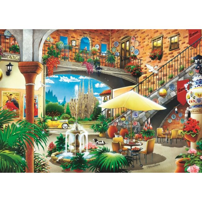 PUZZLE TREFL 2000 VEDERE DIN BARCELONA VIV27105