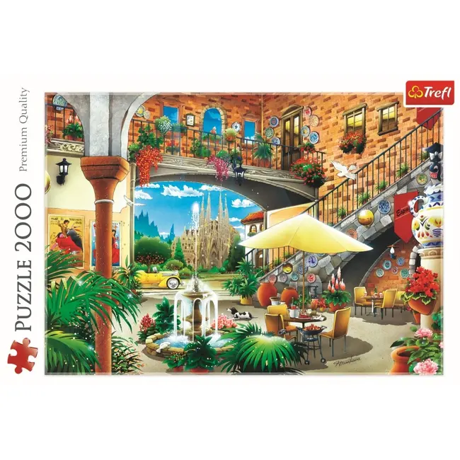 PUZZLE TREFL 2000 VEDERE DIN BARCELONA VIV27105