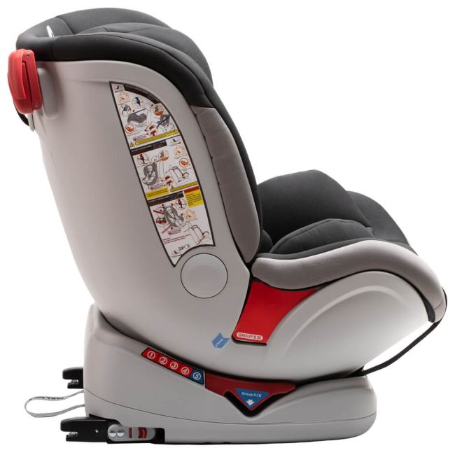 Scaun auto Allegra rotativ cu Isofix 0-36kg negru KidsCare SUPKC_allegra_negru