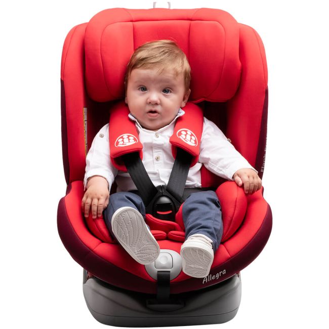 Scaun auto Allegra rotativ cu Isofix 0-36kg rosu KidsCare SUPKC_allegra_red