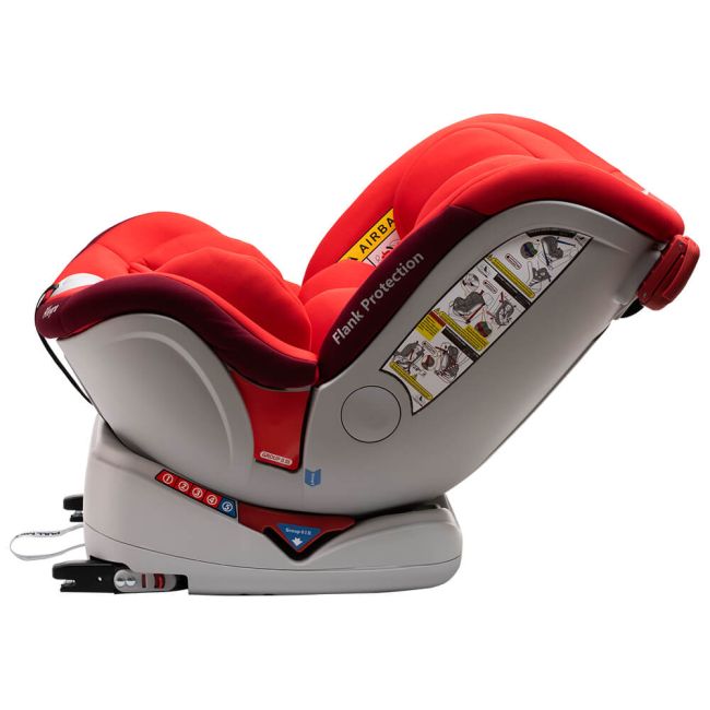 Scaun auto Allegra rotativ cu Isofix 0-36kg rosu KidsCare SUPKC_allegra_red