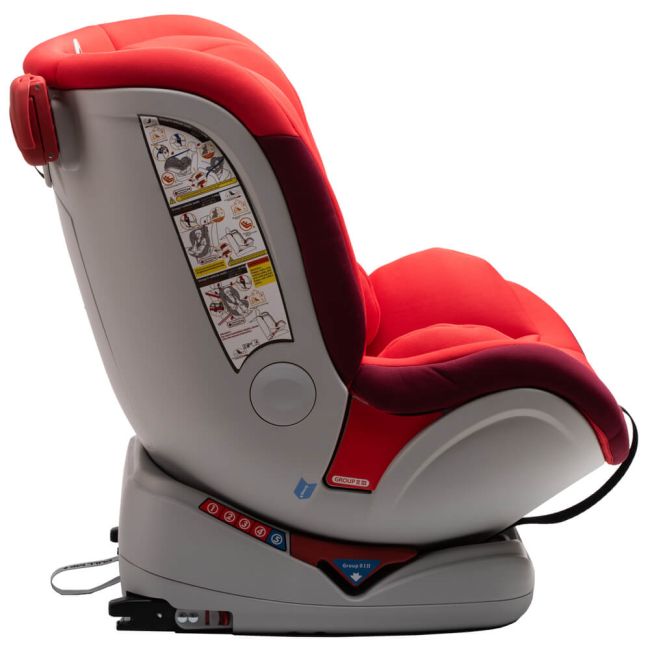 Scaun auto Allegra rotativ cu Isofix 0-36kg rosu KidsCare SUPKC_allegra_red