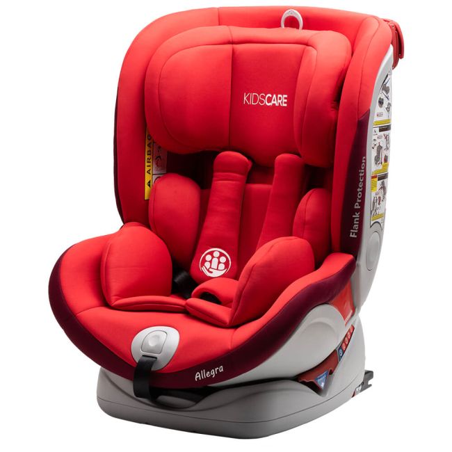 Scaun auto Allegra rotativ cu Isofix 0-36kg rosu KidsCare SUPKC_allegra_red