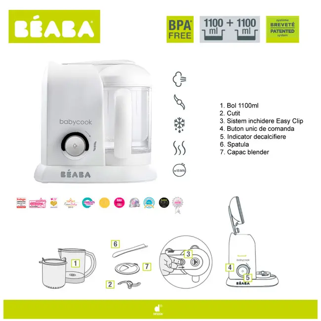 Robot Babycook Solo White/Silver ERFB912675
