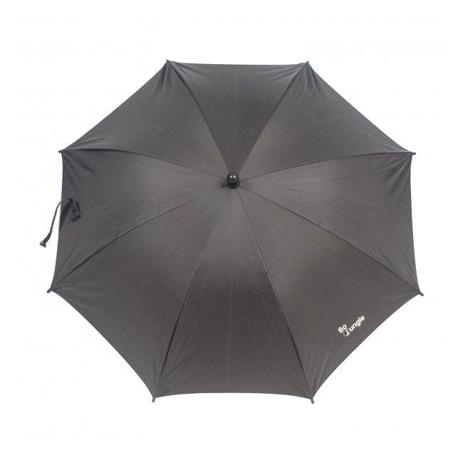 Umbrela pentru carucior copii Bo Jungle Neagra cu factor protectie UV si prindere universala - SOLBJB300700