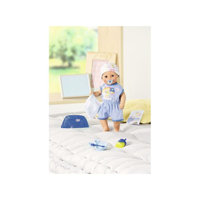 BABY born - Micul bebelus baiat interactiv cu corp moale, 36 cm - ARTZF827338
