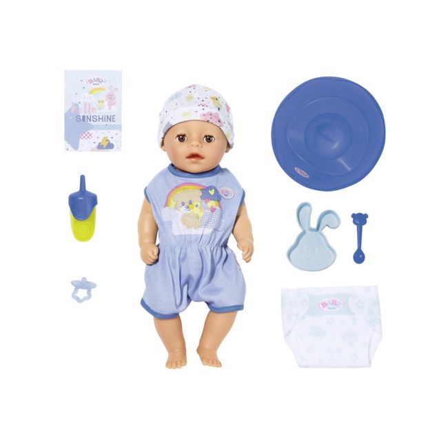 BABY born - Micul bebelus baiat interactiv cu corp moale, 36 cm - ARTZF827338