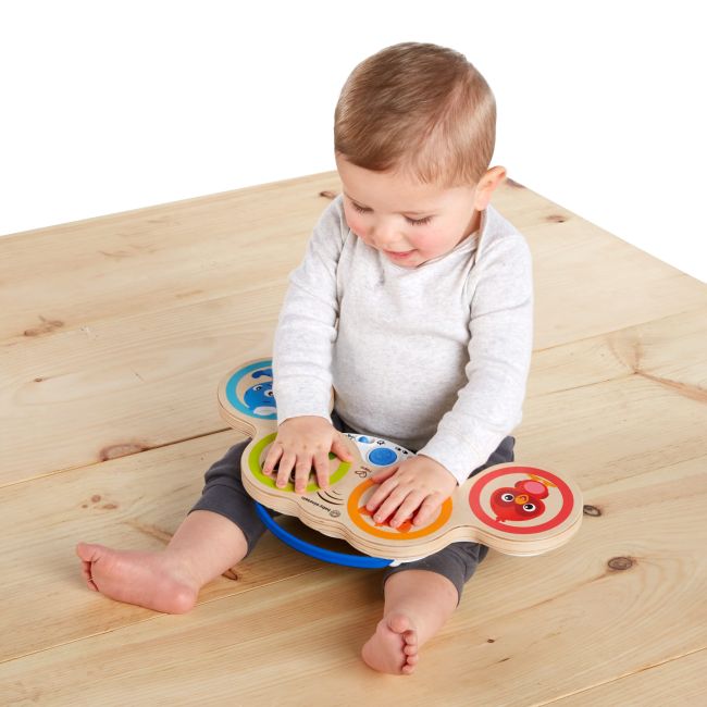 Baby Einstein – Jucarie muzicala de lemn Hape Magic Touch Drum™ BBB11650