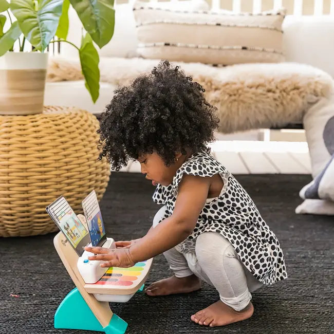 Baby Einstein &ndash; Jucarie muzicala de lemn Hape Magic Touch Piano&trade; BBB11649