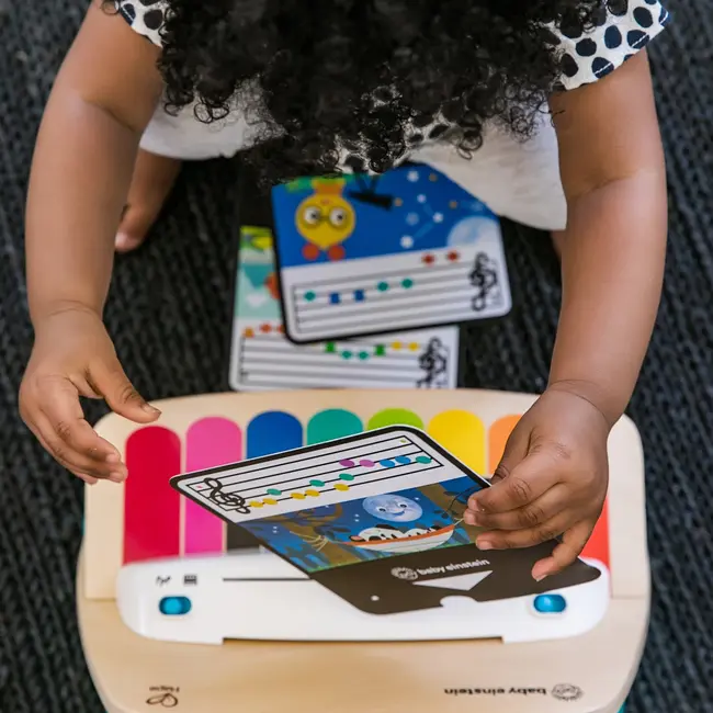 Baby Einstein &ndash; Jucarie muzicala de lemn Hape Magic Touch Piano&trade; BBB11649
