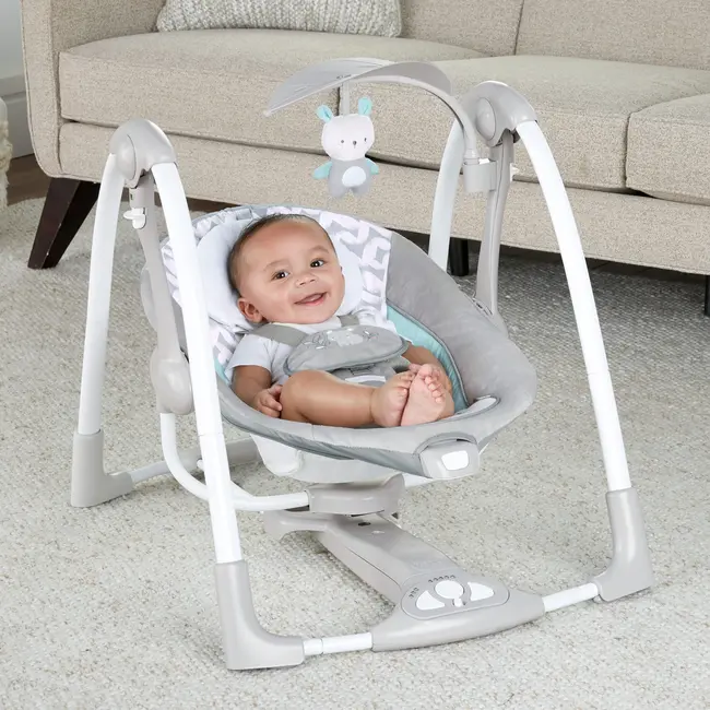 Ingenuity &ndash; Leagan si balansoar transformabil 2 in 1 Raylan BBB12189