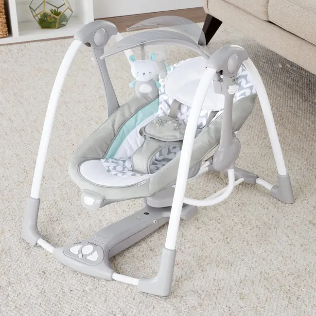 Ingenuity &ndash; Leagan si balansoar transformabil 2 in 1 Raylan BBB12189