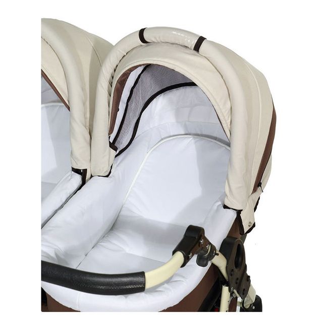 Krausman - Carucior de gemeni Twin Brown - KFTKRAUS-1358