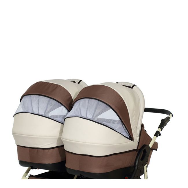 Krausman - Carucior de gemeni Twin Brown - KFTKRAUS-1358