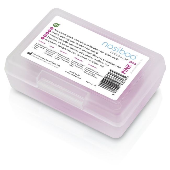 Set accesorii aspirator nazal electric Nosiboo Pro roz ERFN-ACS-01-02