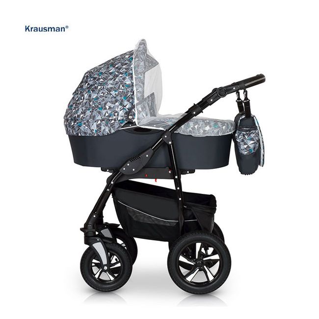 Krausman - Carucior Kraus Clasic Grey Turqoise - KFTKRAUS-1435