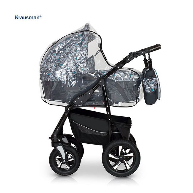 Krausman - Carucior Kraus Clasic Grey Turqoise - KFTKRAUS-1435