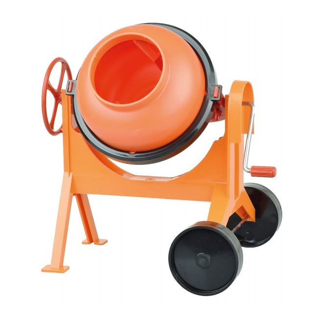 Betoniera mare Lena din plastic Portocalie - SOLLE05004