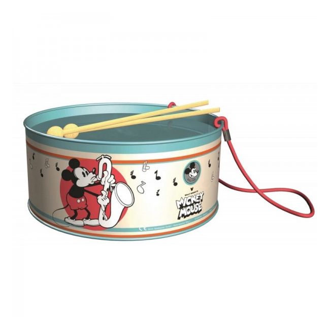 Toba Mickey Mouse din metal pentru copii 21 cm Lena cu bete lemn - SOLLE52635