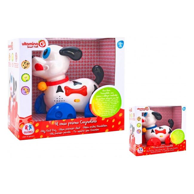 Jucarie de tras Vitamina G Catelus muzical cu lumini - SOLGL05150