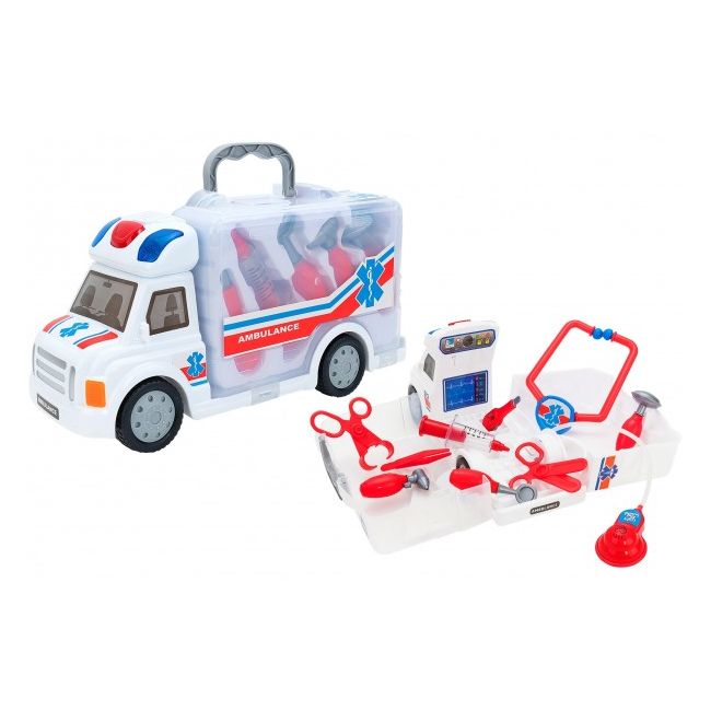 Jucarie muzicala Ambulanta cu set doctor Globo cu sunete si lumini - SOLGL05346