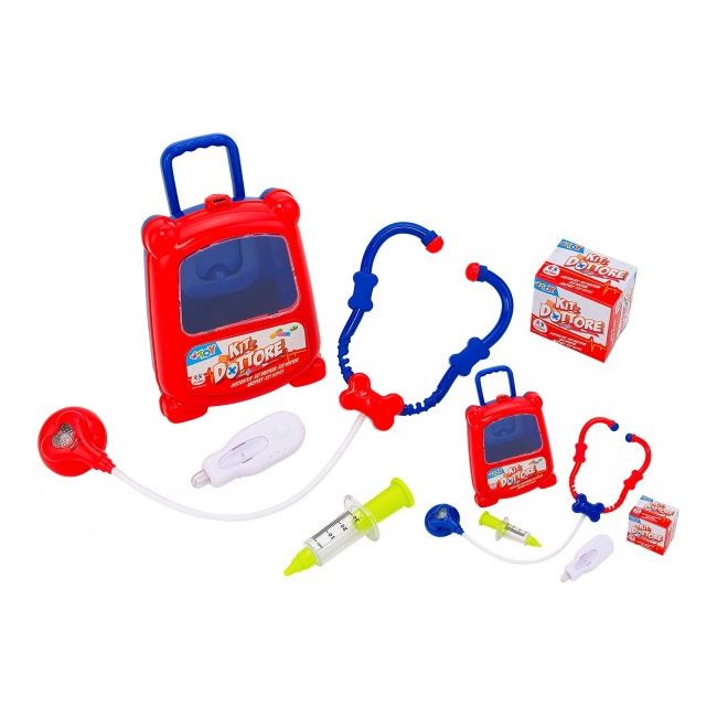 Mini troller cu accesorii doctor Globo pentru copii - SOLGL39286