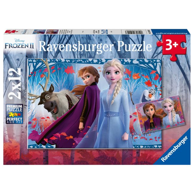 PUZZLE FROZEN II, 2x12 PIESE - ARTRVSPC05009