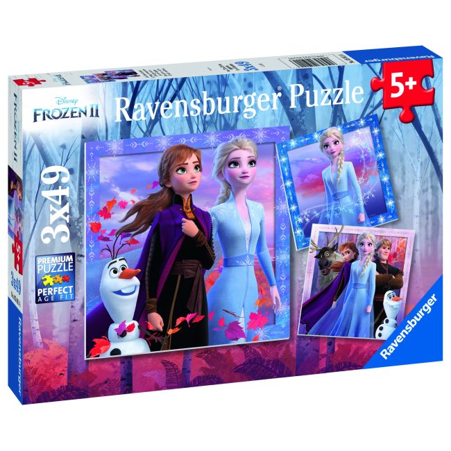 PUZZLE FROZEN II, 3x49 PIESE - ARTRVSPC05011