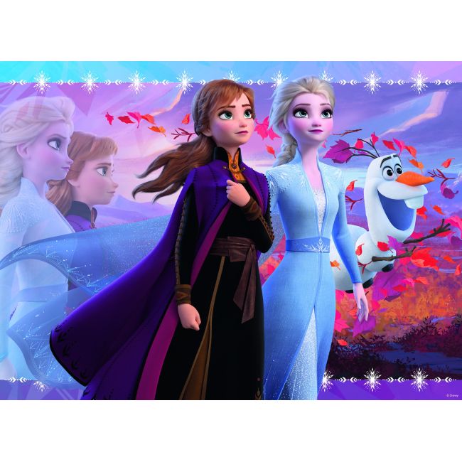 PUZZLE FROZEN II ELSA&ANNA, 100 PIESE - ARTRVSPC12868