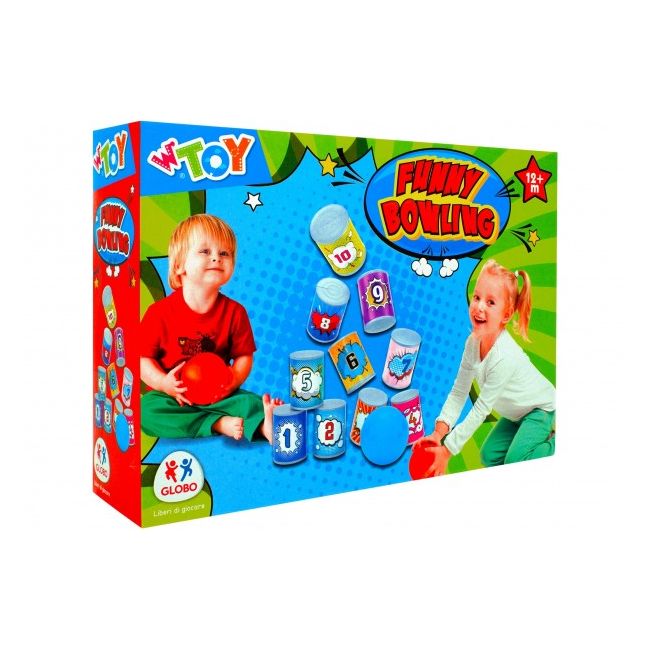 Set Bowling Globo cu doze si 4 bile pentru copii - SOLGL40377