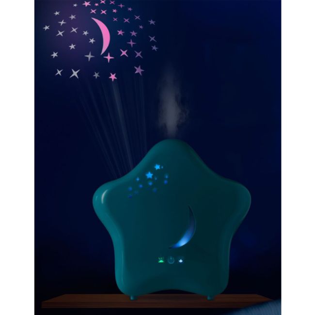 Umidificator de camera cu proiector si lumina de noapte Moony Lanaform SUPLA120122