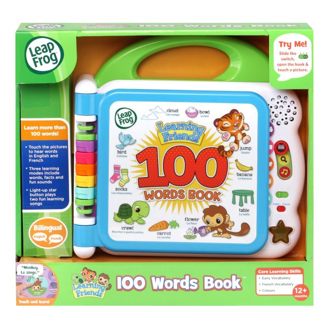 Jucarie interactiva Vtech, Carte cu 100 Cuvinte VRNVT601503