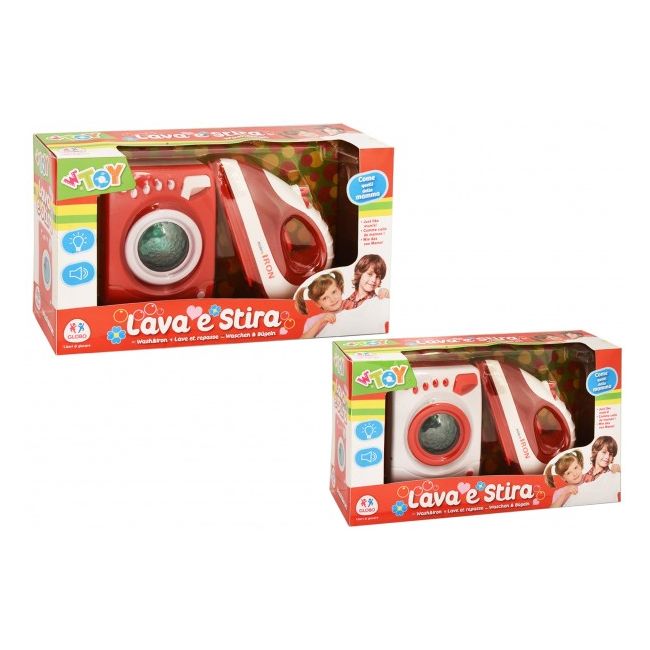 Set masina de spalat si fier de calcat Globo pentru copii - SOLGL38449