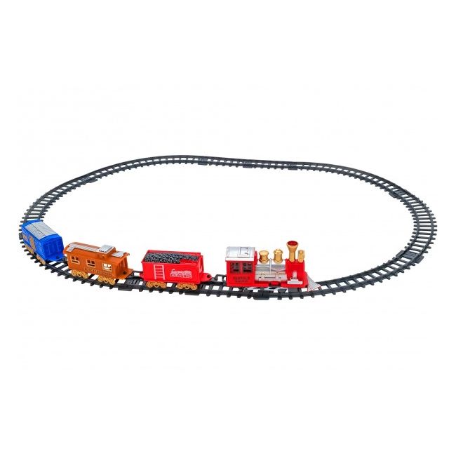 Trenulet Express Globo cu sina locomotiva si 3 vagoane - SOLGL39104