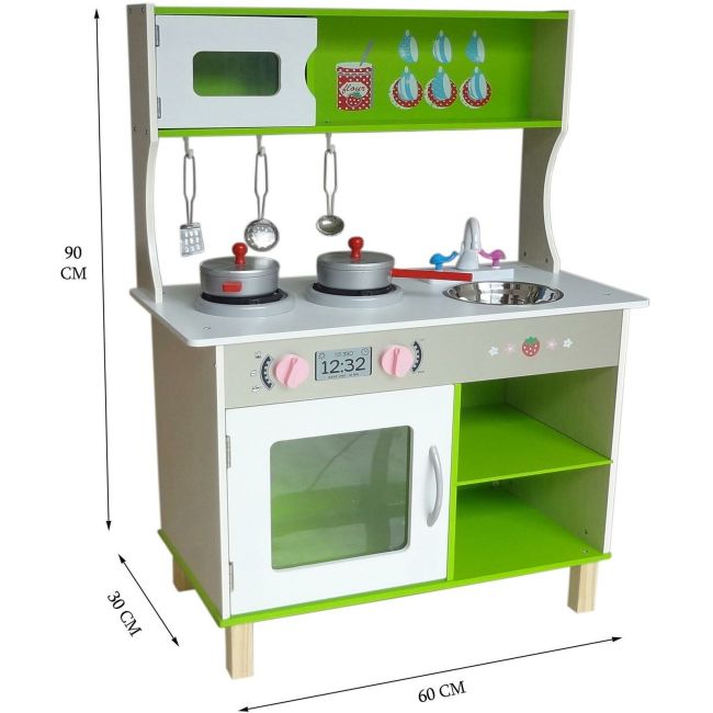 Bucatarie pentru copii Modern Green BBXWKXLM9028GREEN