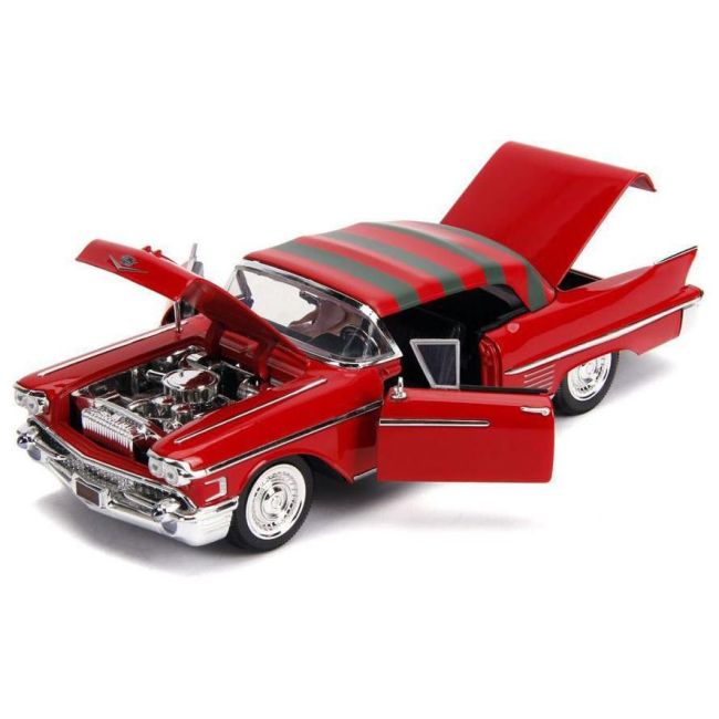 MACHETA METALICA FREDDY KRUEGER 1958 CADILLAC MODEL 62 SCARA 1 LA 24 VIV253255004