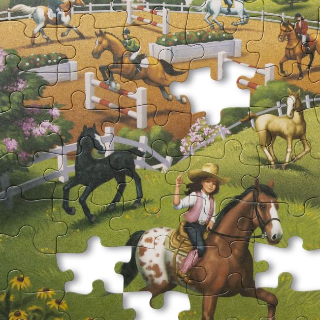 Primul meu puzzle eco din carton Calutii - Melissa & Doug - OKEMD31386