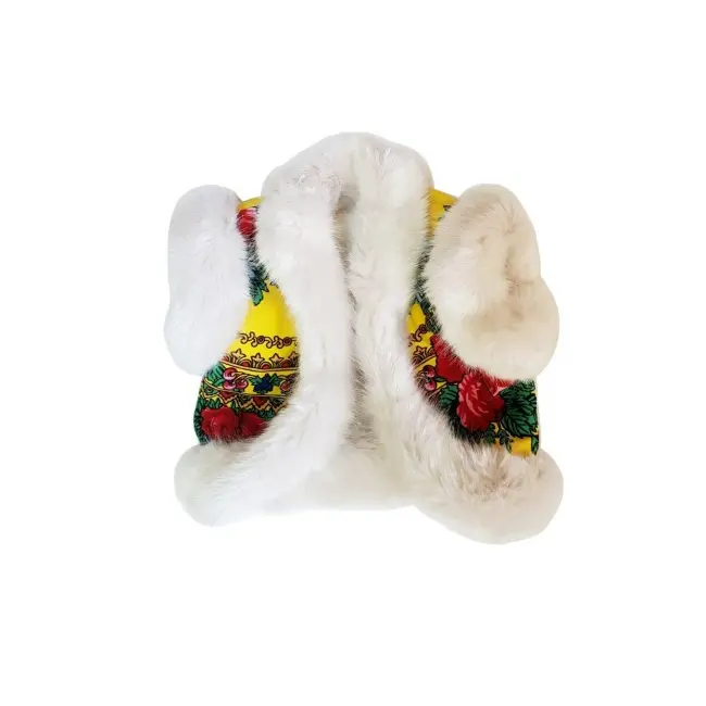 Vestuta accesorizata cu blanita - Yellow Diva - F03-Vesta.3-4 ani
