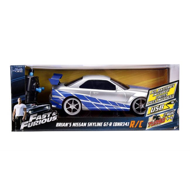 FAST AND FURIOUS RC NISSAN SKYLINE GTR SCARA 1 LA 16 VIV253206007