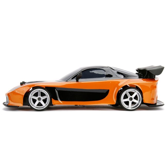 Masina jada toys fast and furious mazda rx-7 drift cu anvelope si telecomanda hubs253209001