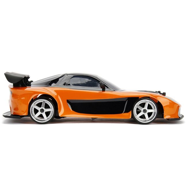 Masina jada toys fast and furious mazda rx-7 drift cu anvelope si telecomanda hubs253209001